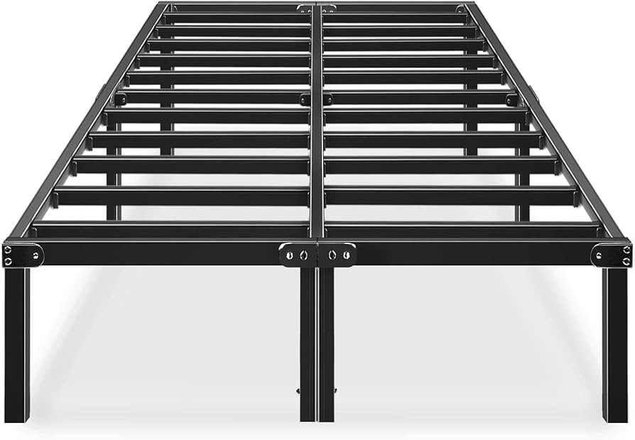 HAAGEEP Metal Platform Bed Frame Queen Size Heavy Duty 14 Inch Beds No Box Spring Steel Slat Fram... | Amazon (US)
