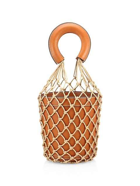 STAUD Moreau Leather Bucket Bag on SALE | Saks OFF 5TH | Saks Fifth Avenue OFF 5TH