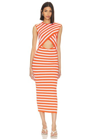 Tina Striped Midi Dress
                    
                    L'Academie | Revolve Clothing (Global)