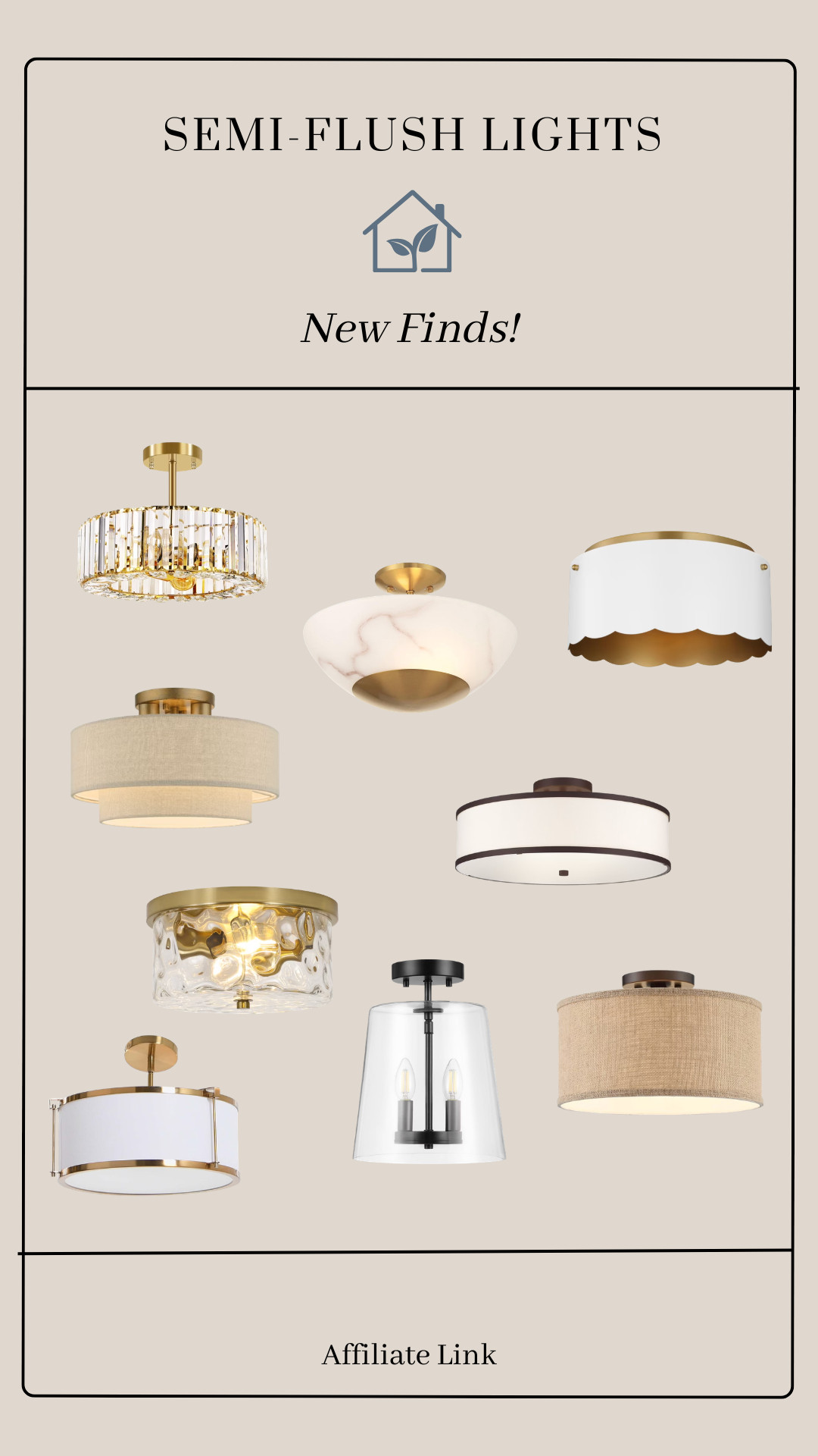 New Semi-Flush Lights to Replace Those Boob Lights! 🤎✨ 

 #LTKmomlife #LTKU #LTKHome