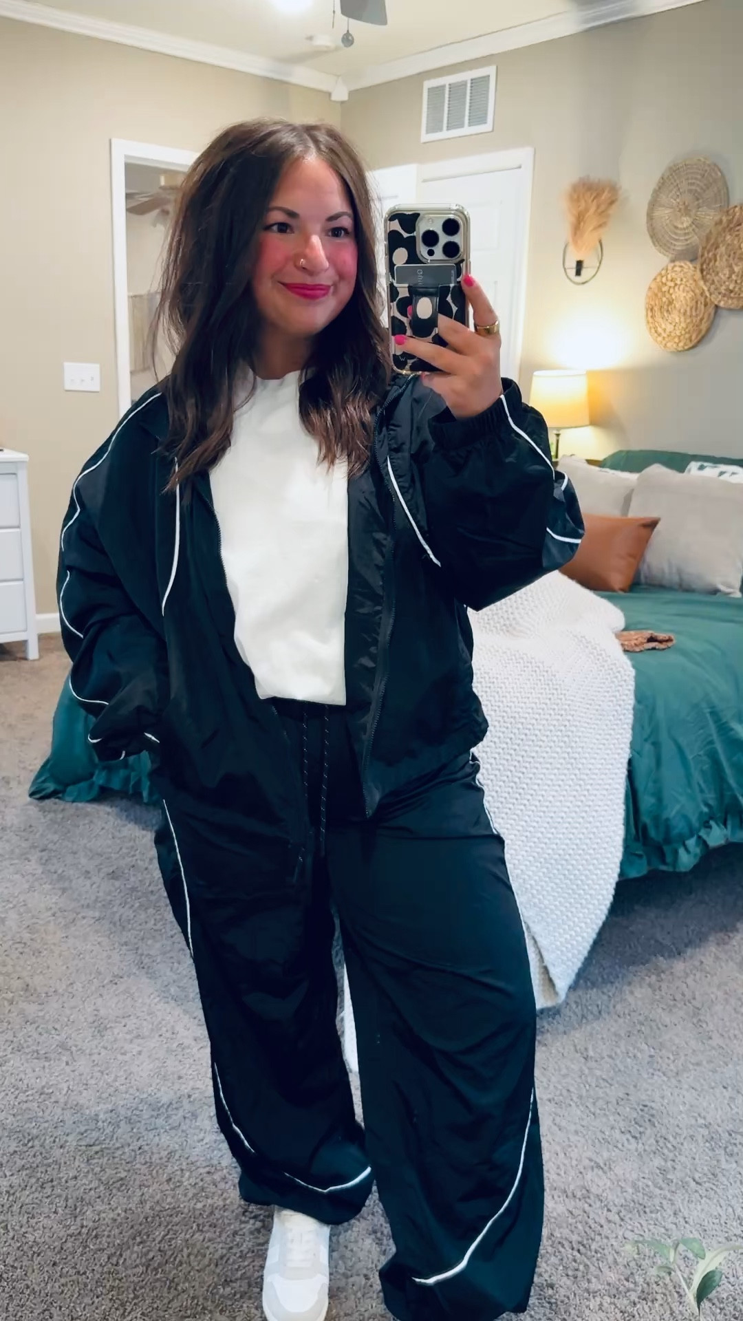 This comfy two piece set from Walmart checks all the boxes!  

sneakers: sold out, but linking similar options below!
pants: fit oversized // wearing a large
bubble tee: fits true to size // wearing a large
jacket: fits small // wearing an XL (fits like a large) 

 

#LTKootd #LTKSeasonal #LTKMidsize