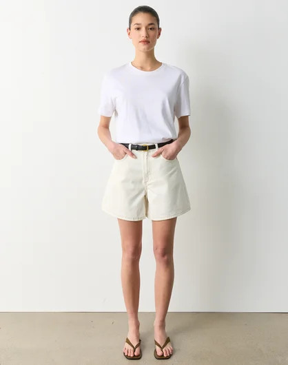 High Rise A Line Denim Short | Glassons (Australia)