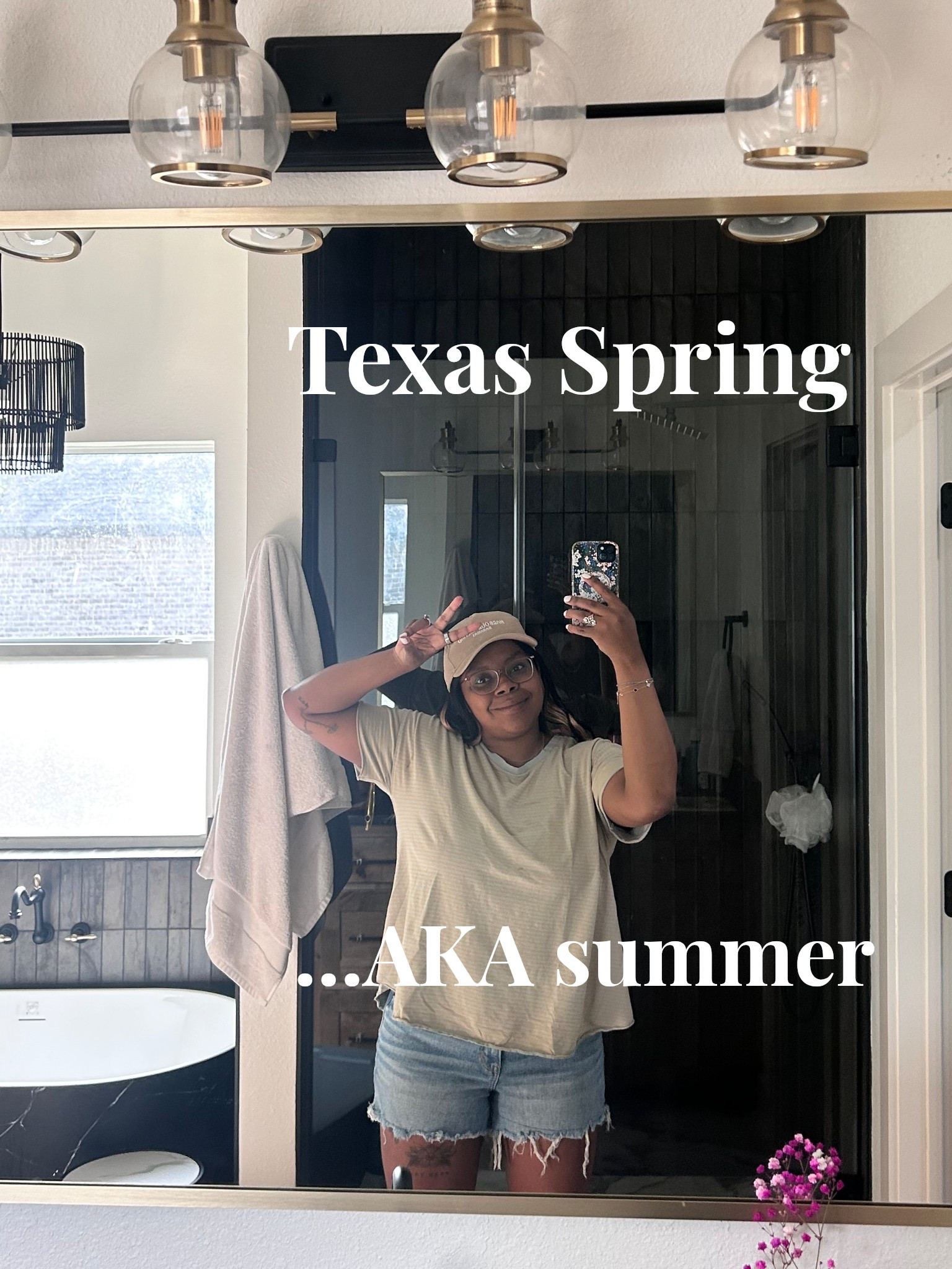 Not me trying to explain a Texan spring (well technically lack there of) to a non-Texan! 

Down here, we basically get three solid weeks of spring before we go straight from 60° to hotter than the Devil‘s armpit!




#LTKMidsize #LTKdayinmylife #LTKootd
