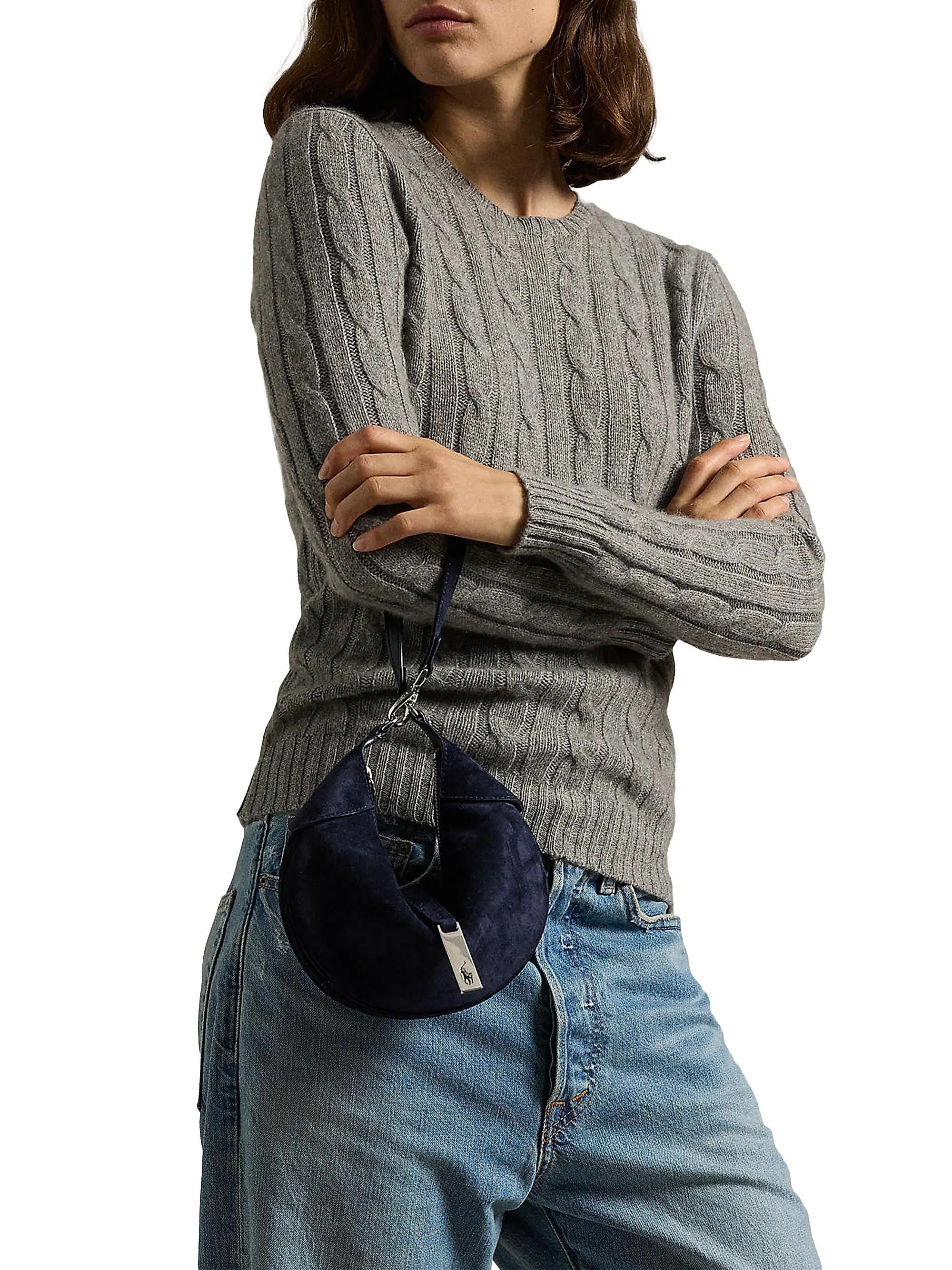 Polo ID Leather Shoulder Bag | Saks Fifth Avenue