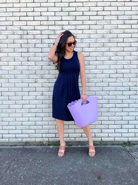The perfect dress for anything gathering and super flattering for all shapes and sizes.  It comes is so many colors but the navy is my favorite. 🤩

And these shoes can covert from stacked heel, to stiletto, to a flat with the change of heel - how cool and convenient is that?! 


#LTKunder100 #LTKstyletip
