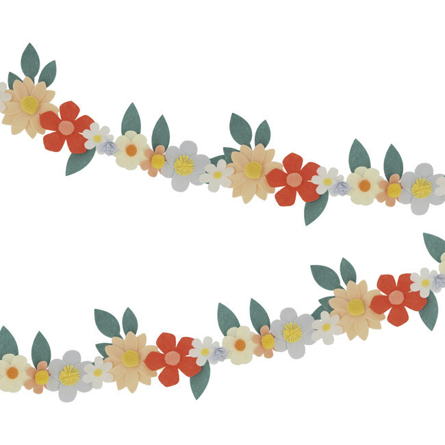 Felt Flower Garland | Maisonette
