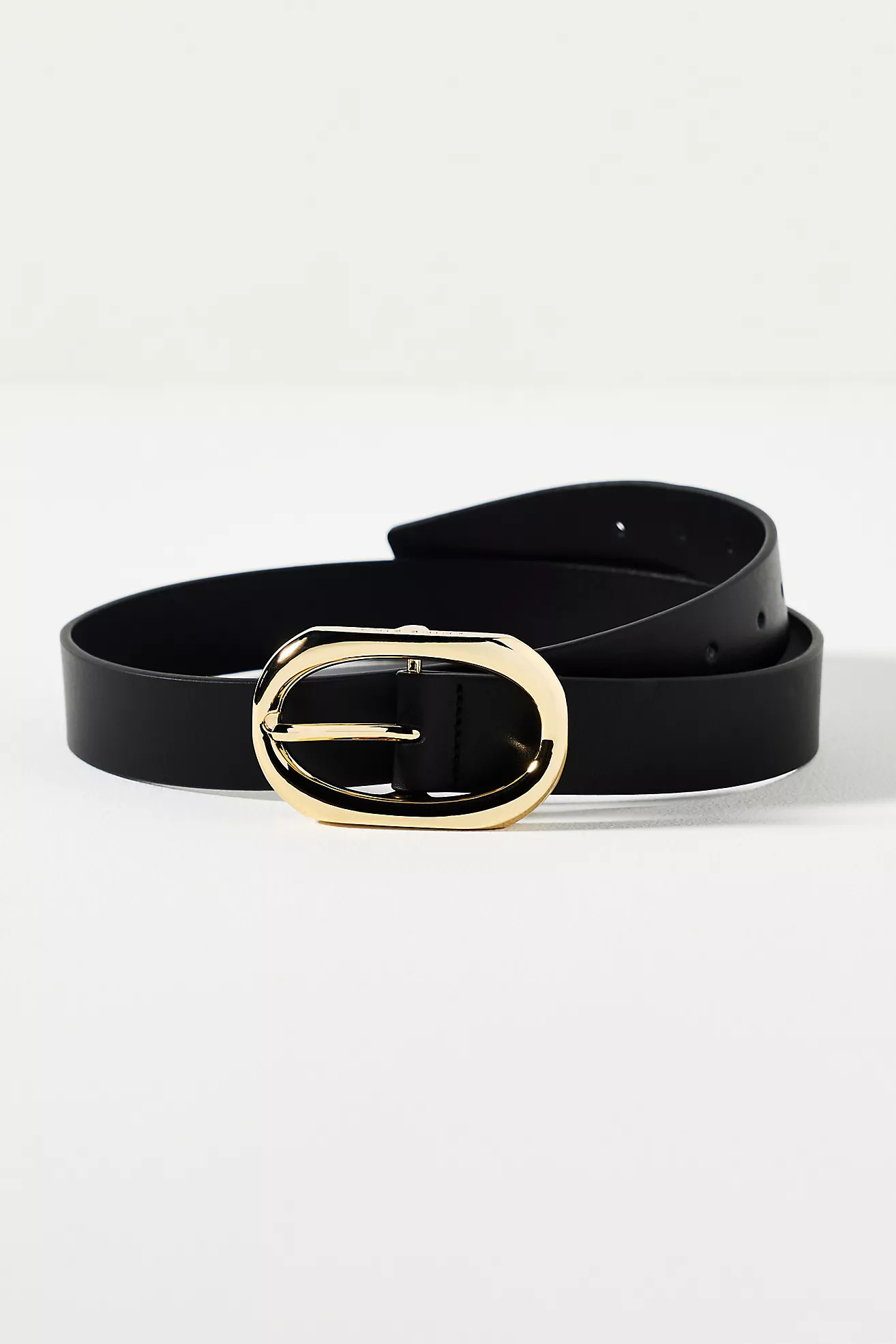 Anine Bing Signature Link Oval Buckle Belt | Anthropologie (US)