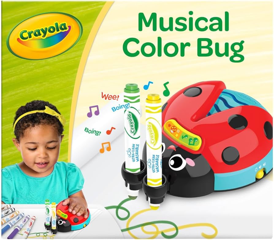 Crayola Musical Color Bug, Toddler Sensory Toy, Ladybug Toy for Kids, Arts & Crafts, Gifts for To... | Amazon (US)