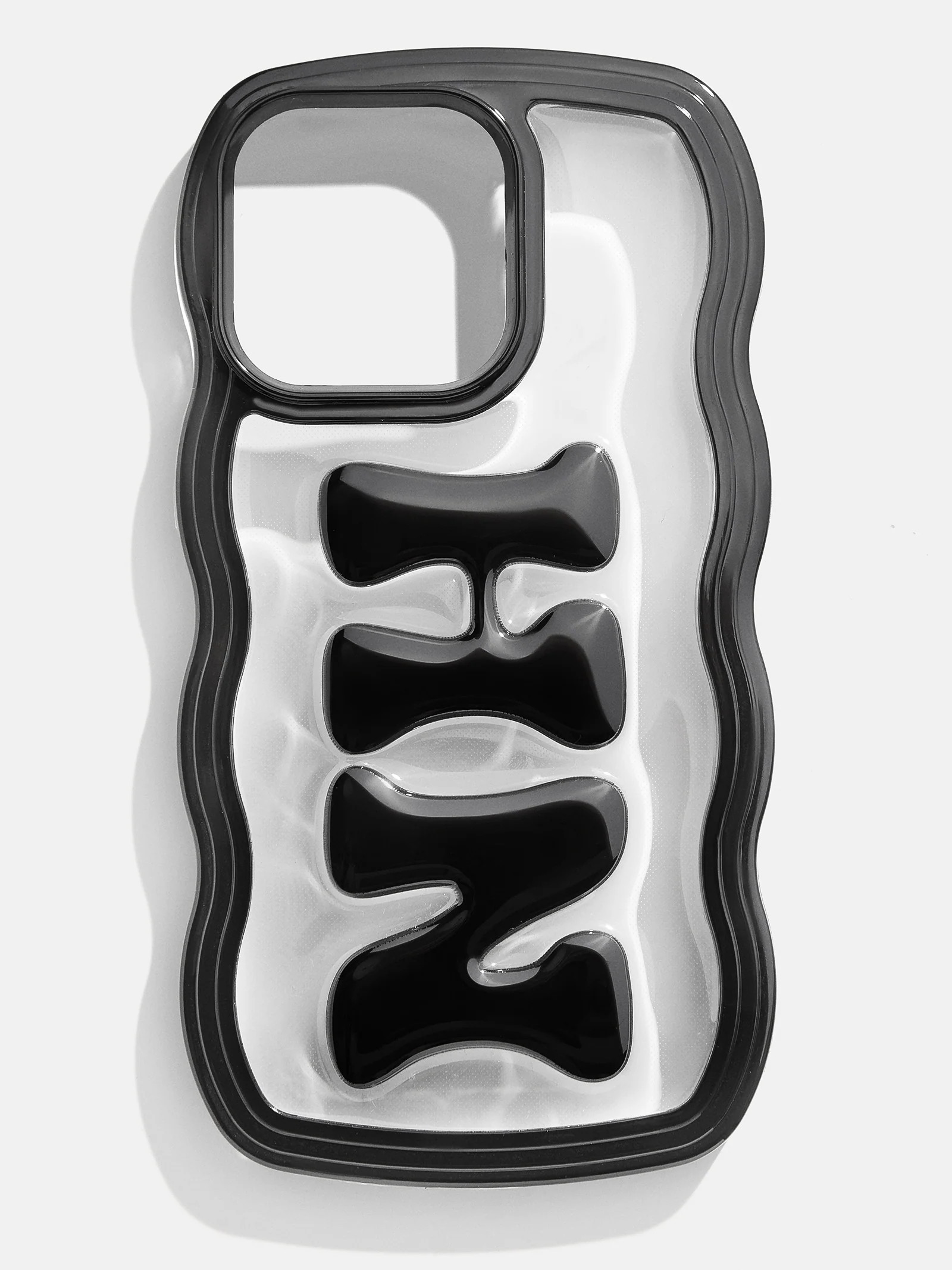 Wavy Custom iPhone Case - Black | BaubleBar (US)
