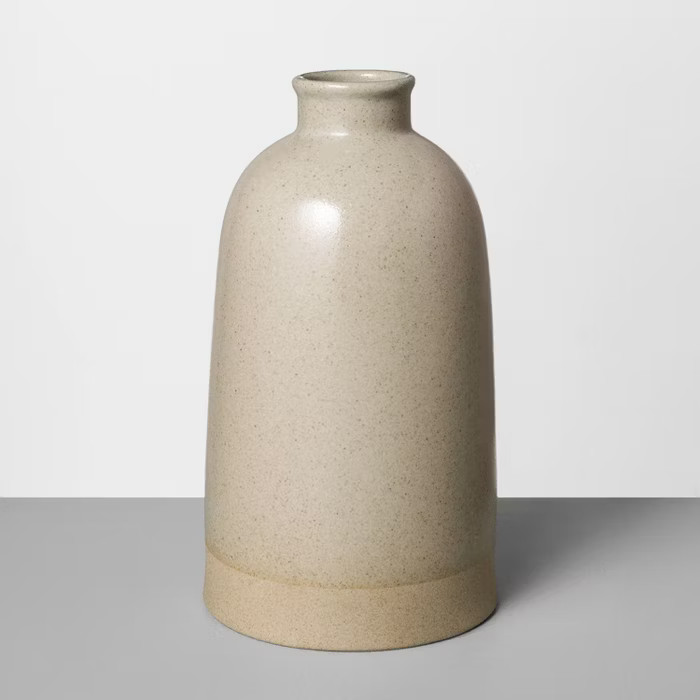 Stoneware Vase Gray - Hearth & Hand™ with Magnolia | Target