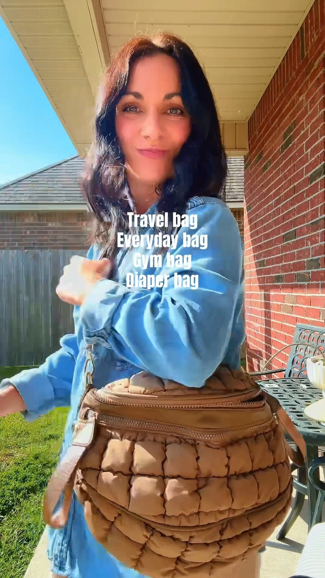 What a cute travel bag diaper bag gym bag everyday bag this is. Great quality!! 

#LTKItBag #LTKFindsUnder50 #LTKBaby