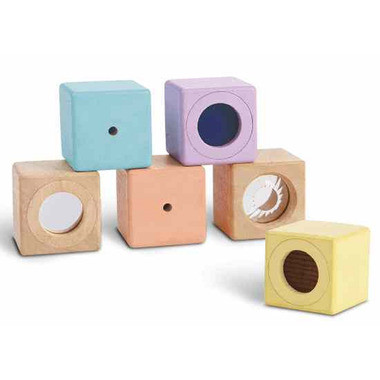 Plan Toys Sensory Blocks Pastel | Well.ca