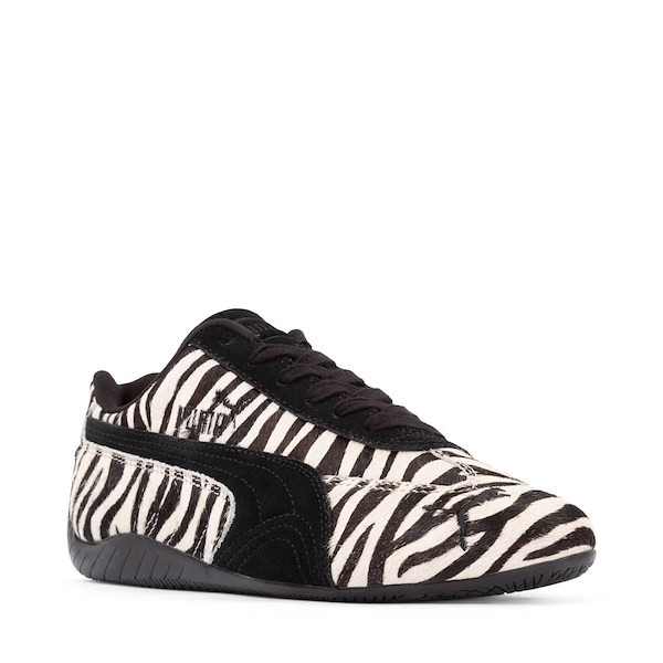 Womens PUMA Speedcat Zebra Athletic Shoe - Warm White / PUMA Black | Journeys
