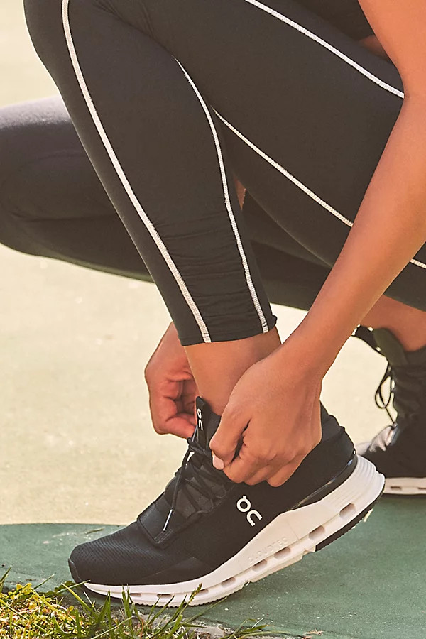 On Cloudnova Sneakers by On at Free People, Phantom / White, US 9 | Free People (Global - UK&FR Excluded)