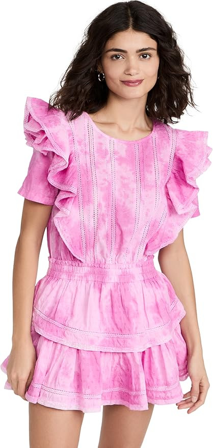 LOVESHACKFANCY Women's Natasha Dress | Amazon (US)