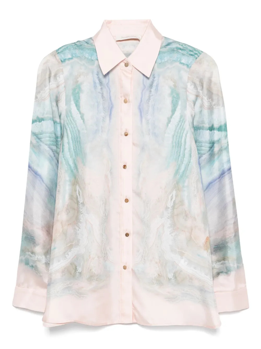 ZIMMERMANN The Illuminate Shirt  | Blue | FARFETCH | Farfetch Global