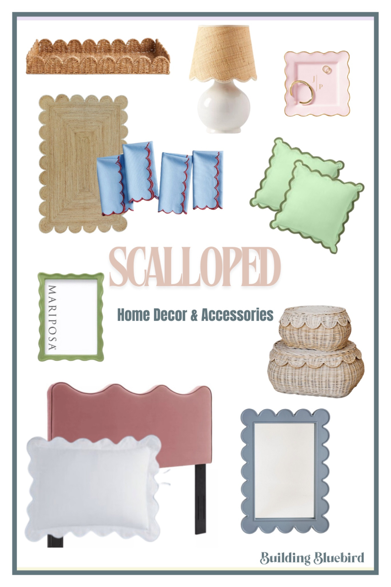 Scalloped home decor and accessories 

#LTKHome #LTKFindsUnder100 #LTKStyleTip