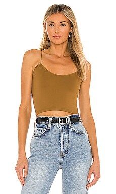 Free People Brami Skinny Strap SMLS Tank in Amber Glow from Revolve.com | Revolve Clothing (Global)