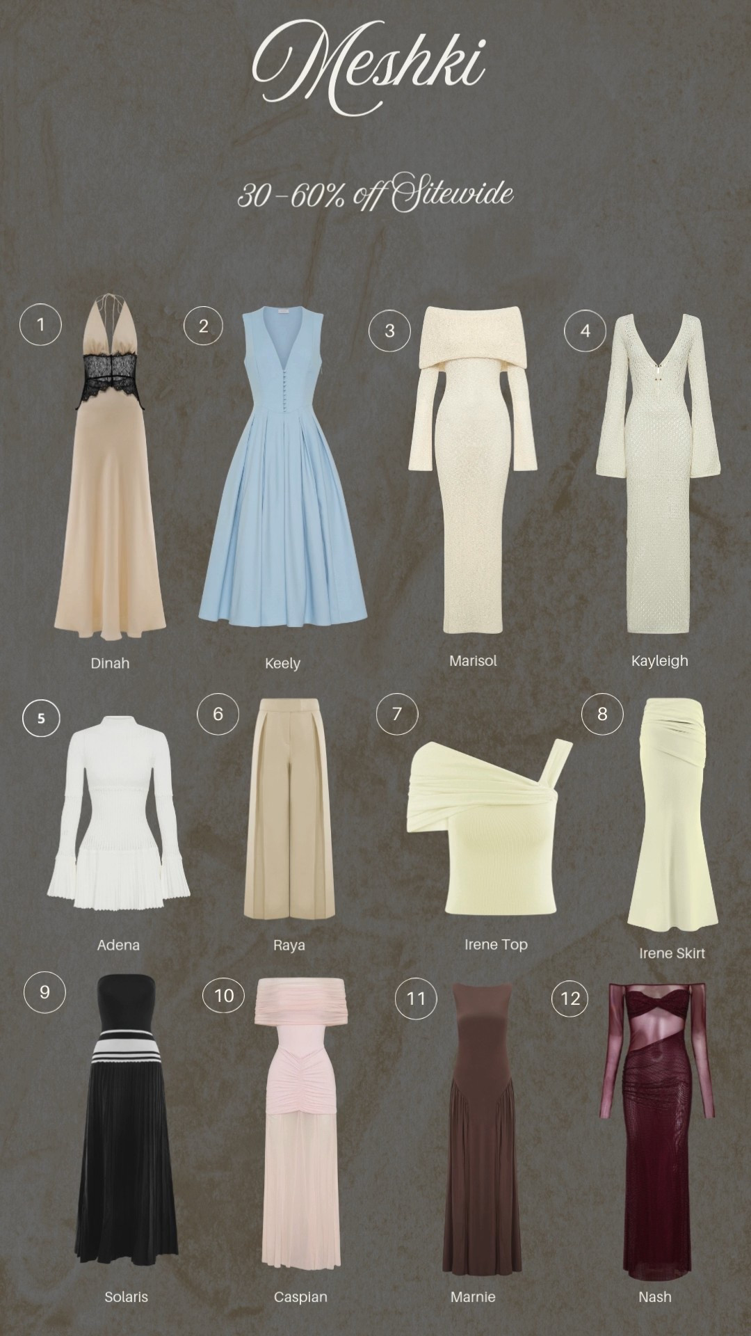 Meshki Sale!!


#LTKCyberWeek #LTKSaleAlert #LTKHoliday