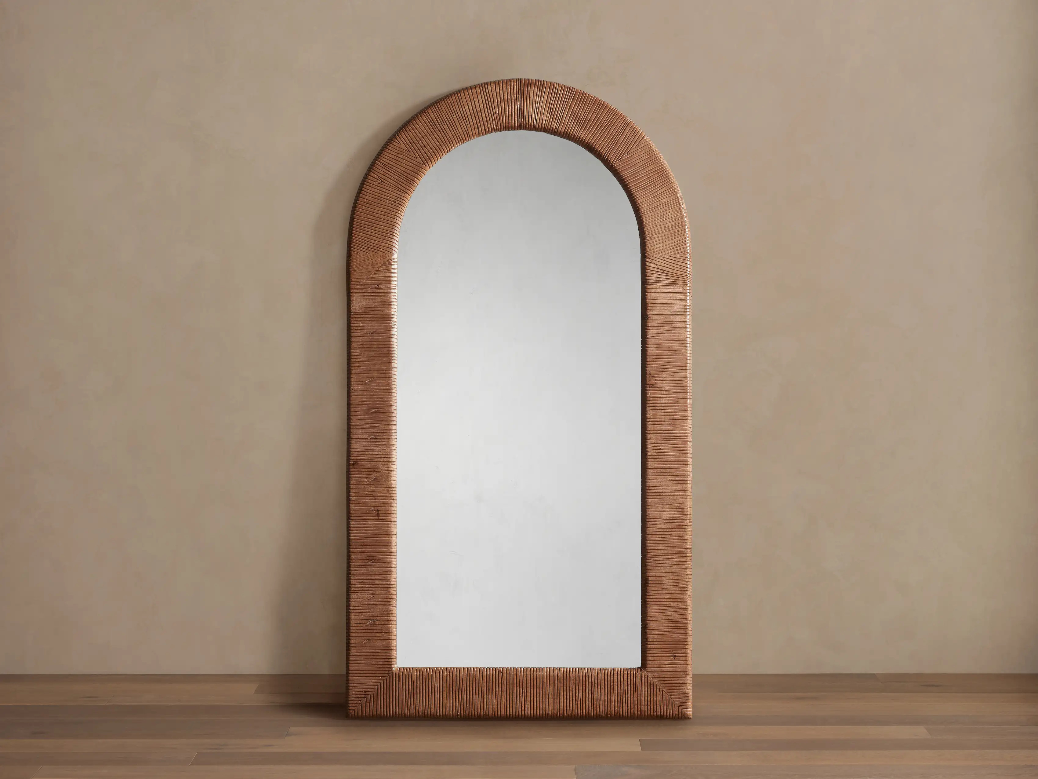 Chisel Arch Floor Mirror | Arhaus