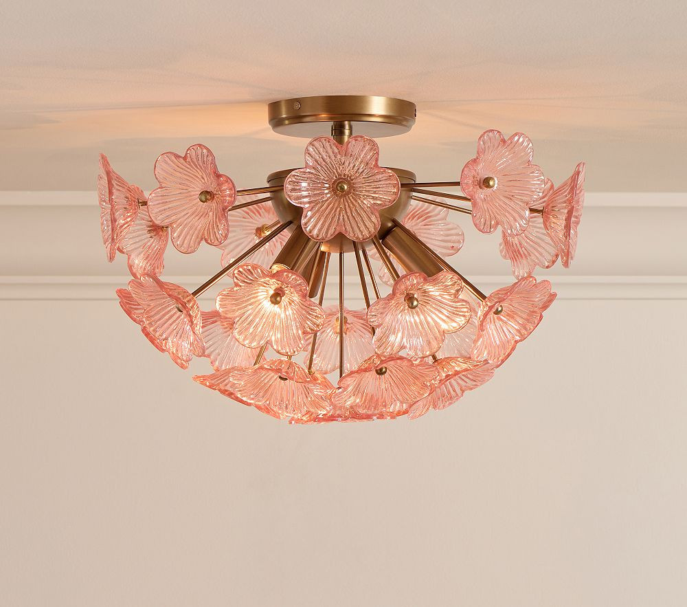 Daisy Semi Flush Mount (11") | Pottery Barn Kids