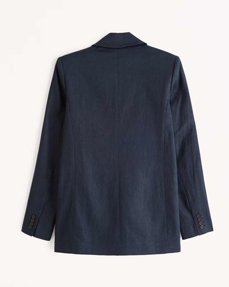 Premium Linen Blazer | Abercrombie & Fitch (US)