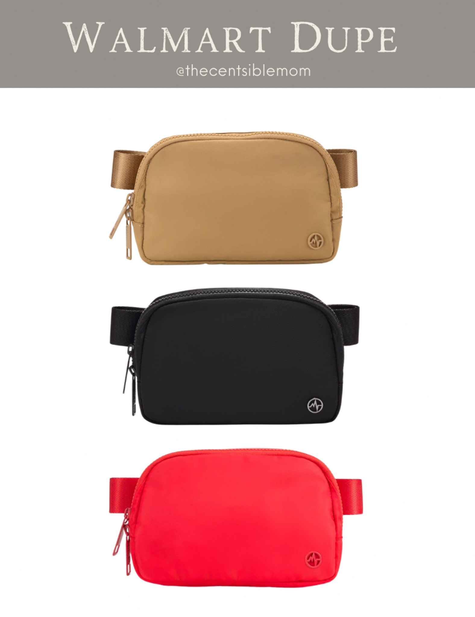 Lululemon dupe bag. Workout bag. Running errands outfit. Crossbody bag. Lululemon dupes. Lululemon look alike. Fanny pack. Popular lulu bag. Walmart finds. Cute Walmart outfits. Walmart style. Walmart fashion. Womens walmart outfits. 

#LTKFind #LTKstyletip #LTKunder50