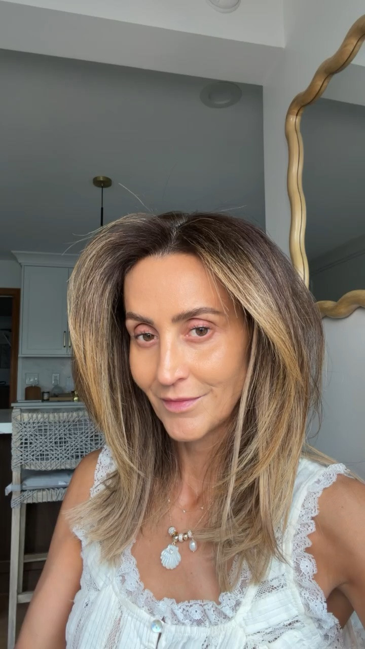 Part 1 of my grwm while trying some new products I’ve been excited about and loving the results 
Rhode lip pencil - shade lean
Rhode lip tint - shade toast 
Rhode glazing milk - shade 3
Foundation m.ph - shade 3.75 
Charlotte tilbury color correcting - shade medium
Ilia concealer - shade poplin 14w
Rhode cream bronzer - shade sunbed

#LTKgrwm #LTKOver40 #LTKBeauty