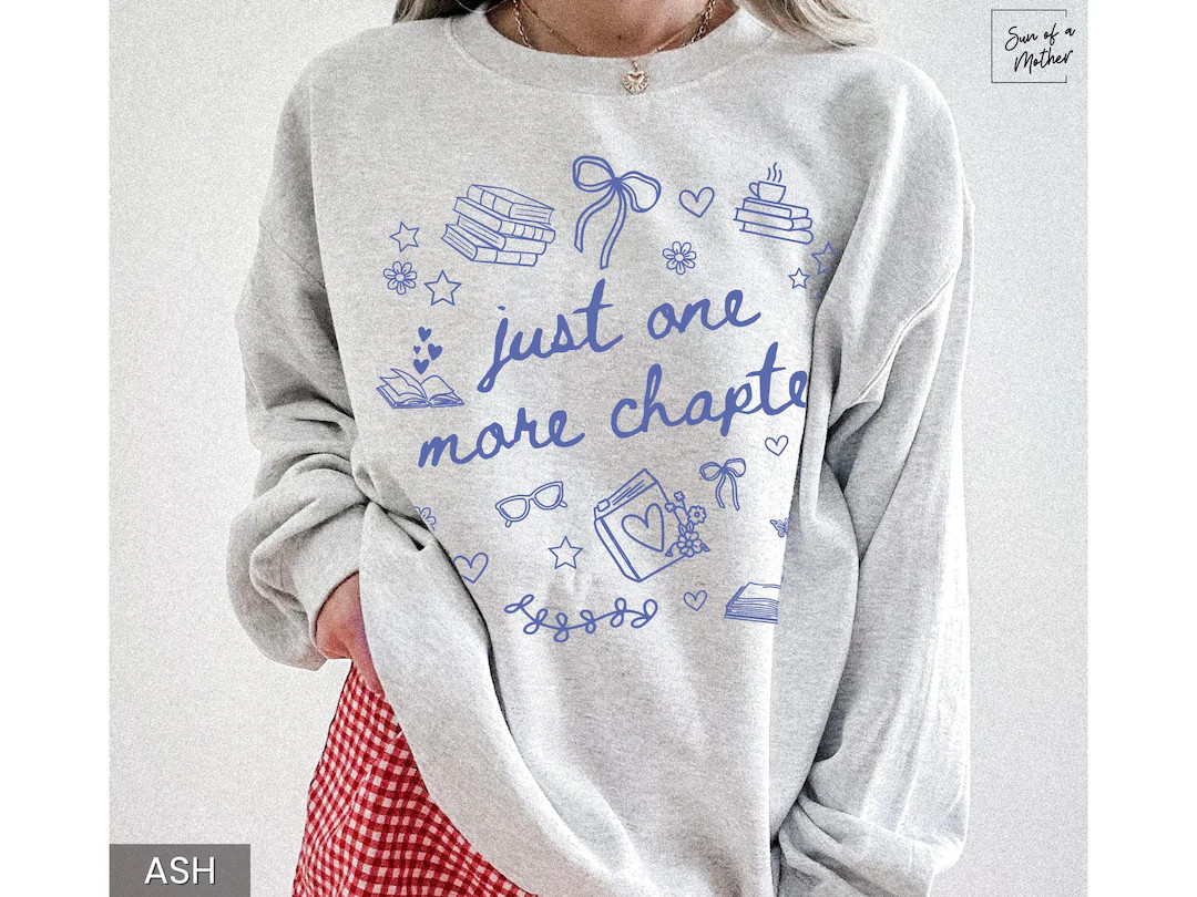 Book Lover Sweatshirt Bookish Merch Bookish Girly Reading Sweater Reader Sweatshirt Book Sweatshi... | Etsy (US)