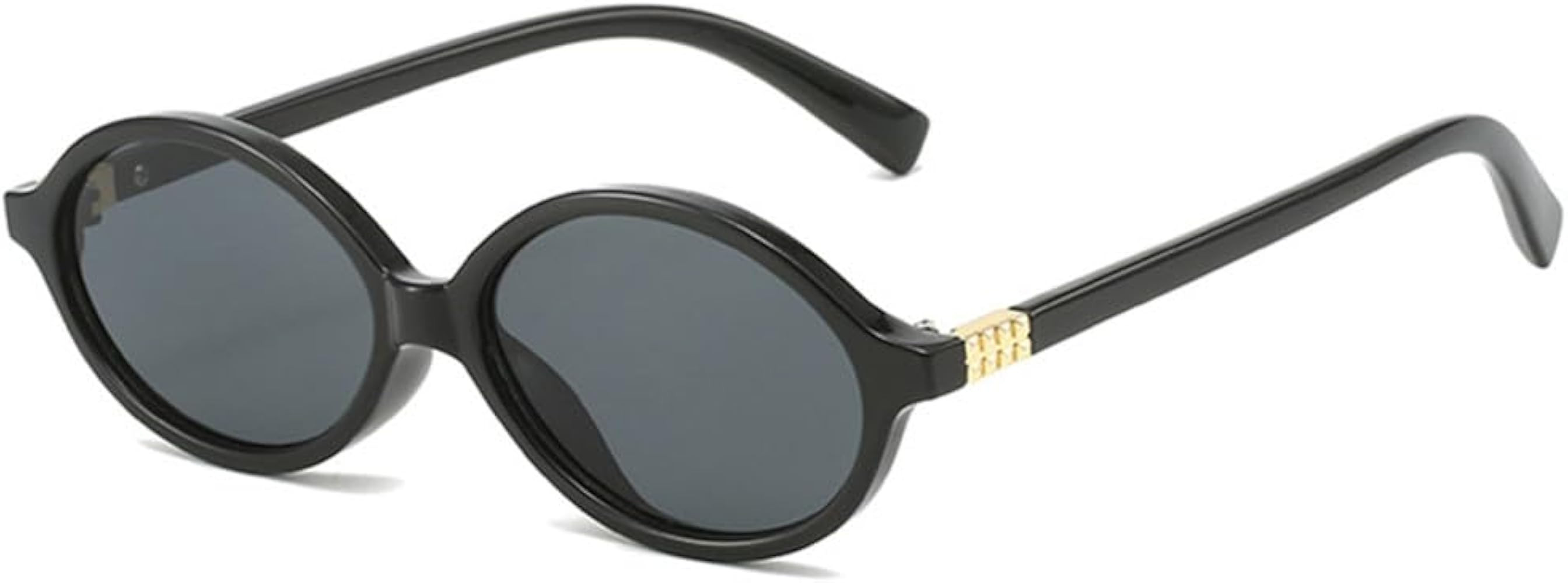 Fashion Small Frame Oval Sunglasses Women Retro Lovely Sun Glasses Men Eyewear Cute Decorative Ey... | Amazon (US)