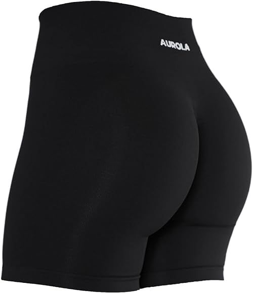 AUROLA Intensify Workout Shorts for Women Seamless Scrunch Active Exercise Fitness Amplify Shorts | Amazon (US)