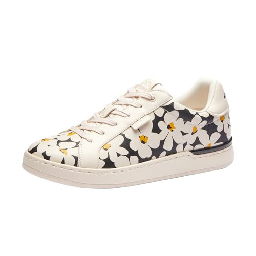 Coach Women's Lowline Sneaker, Chalk Multi, 5.5 | Amazon (US)