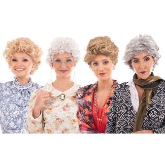 Toynk Golden Girls Complete Wig Set | Golden Girls Cosplay Wigs | Sized For Adults | Target