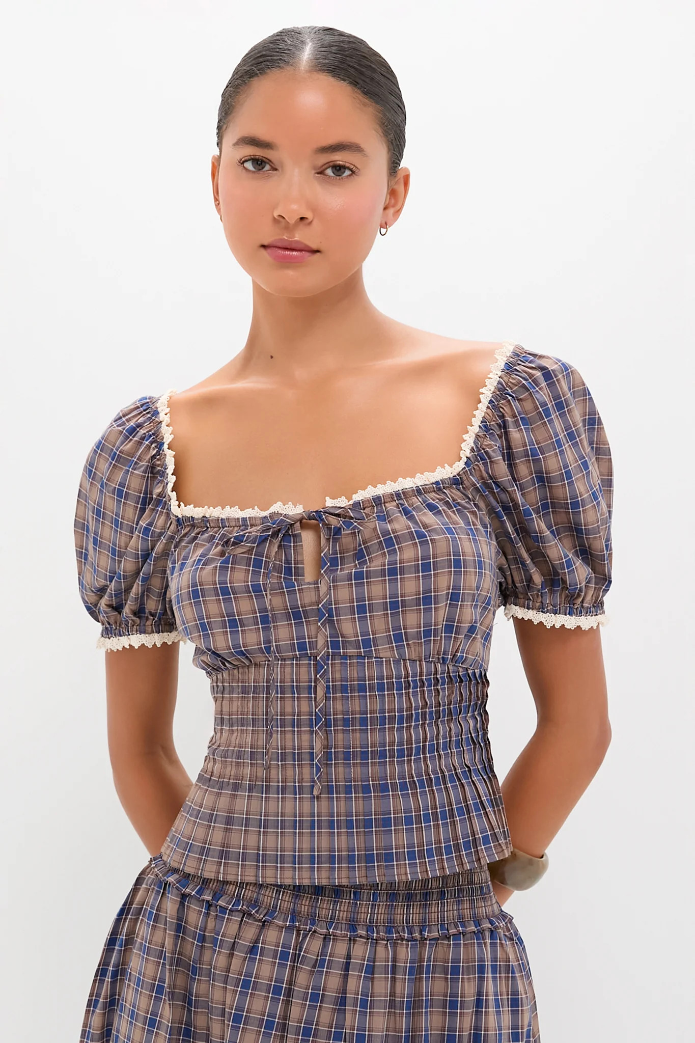 Spencer Plaid Paulina Top | Tuckernuck (US)