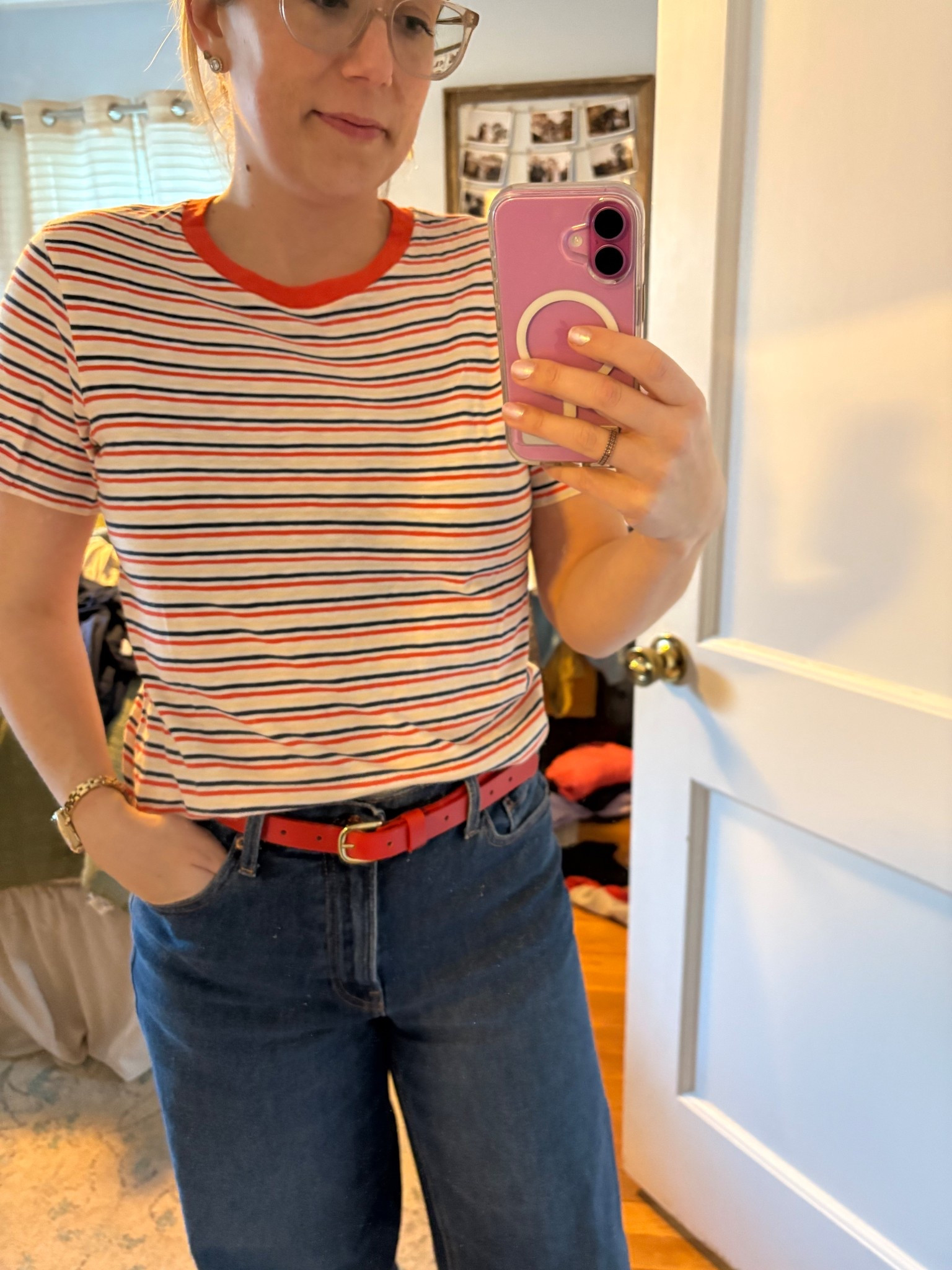 Will share styled but had to throw this on as soon as I opened the package. So cute! This is my usual size medium, if between sizes I'd size up. 

#LTKSeasonal #LTKSaleAlert