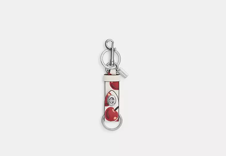 Trigger Snap Bag Charm With Cherry Print | Coach Outlet US