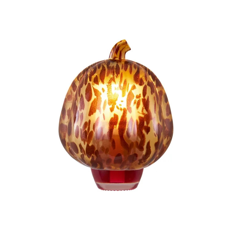 Better Homes & Gardens Dark Brown Tortoiseshell Pumpkin Plug-in Fragrance Oil Warmer with Refill,... | Walmart (US)