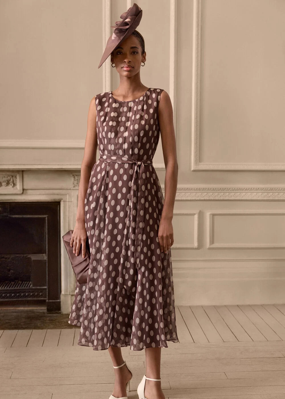 Lucinda Spot Midi Dress | Phase Eight UK | | Phase Eight