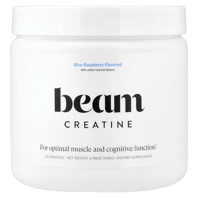 Beam, Creatine, Blue Raspberry, 6.98 oz (198 g) | iHerb