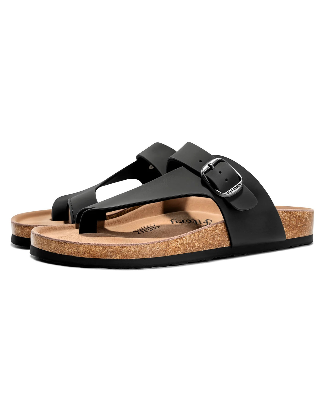Balance | Irregular Sandals - Black / 7 | Fitory Footwear US