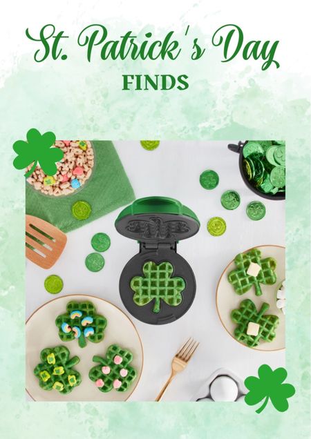 Dash waffle makers. Perfect for every holiday! ☘️ 

#LTKFind #LTKfamily #LTKSeasonal