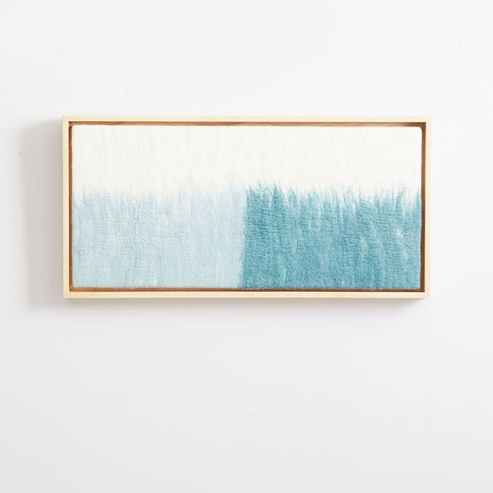 Felt Wall Art, Blue, 18&amp;quot;X36&amp;quot; | West Elm (US)