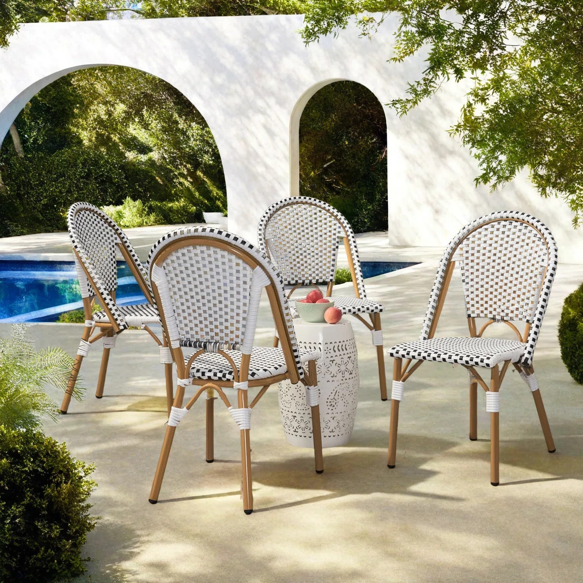 Outdoor Dining Side Chairs (Set of 4) | Wayfair North America