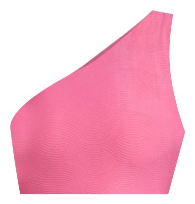 CALIA Women's Ribbed Minimal One Shoulder Medium Support Swim Top | Dick's Sporting Goods