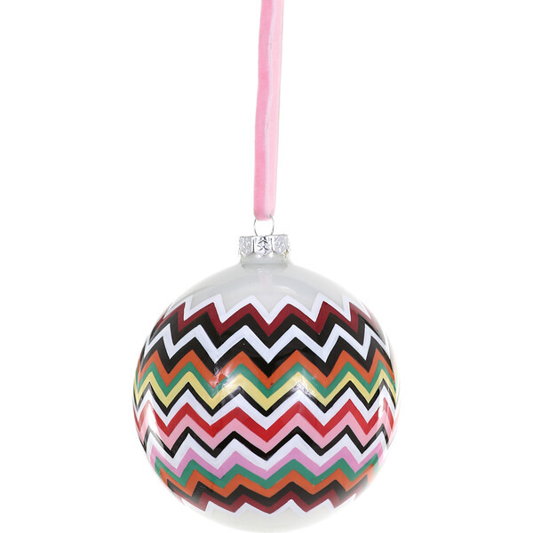 Zig Zag Bauble Ornament | Maisonette