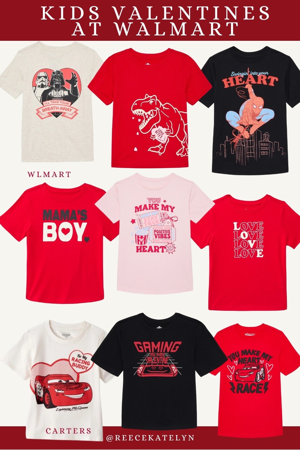 Walmart boys valentines shirts ootd 