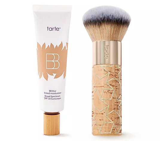 20 years of tarteBB blur tinted moisturizer SPF 30 & brush - QVC.com | QVC