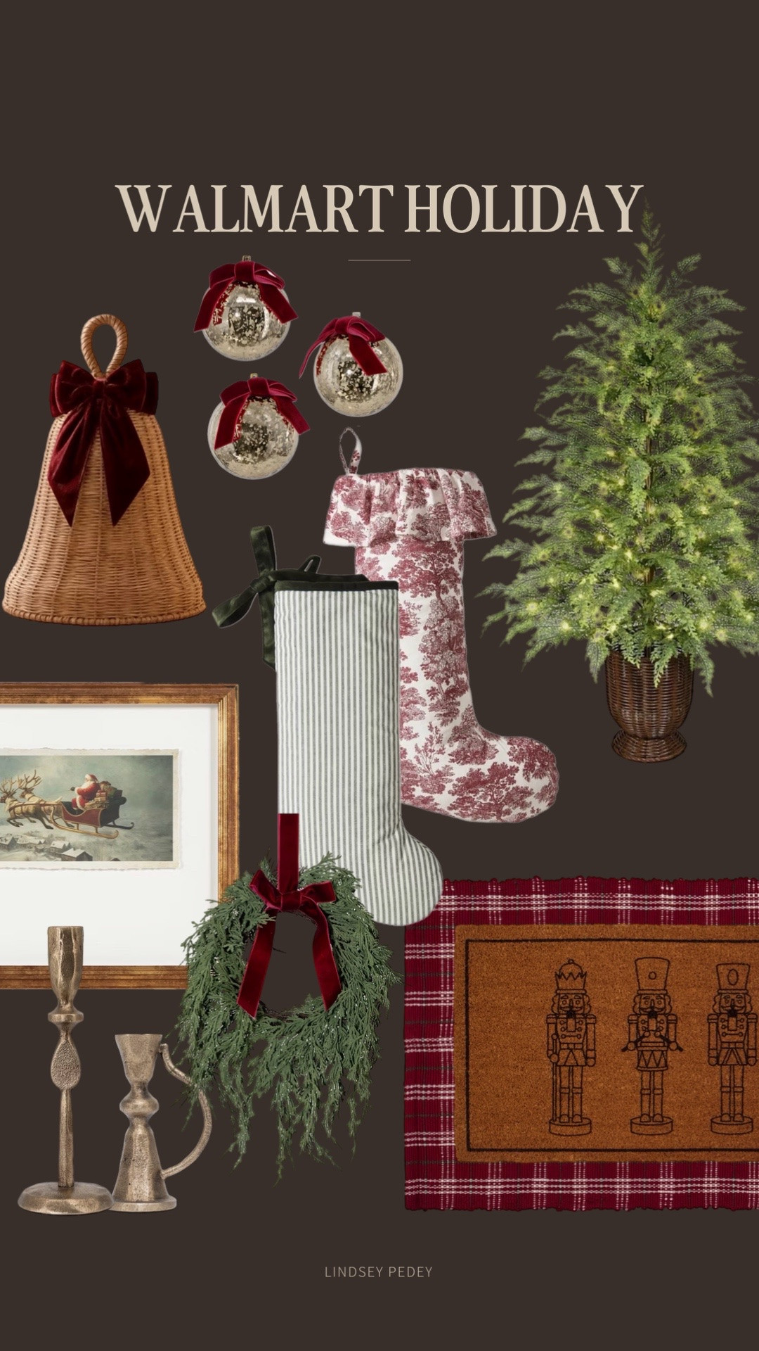 Loving Walmarts holiday collection. These pieces look so high end, but are super affordable. 

Holiday decor, Christmas, decor, stocking, bell, woven, Christmas, art, Santa, pre-lit tree, ornaments, doormat, mini wreath, candle holder, taper holder, Walmart, budget, friendly, affordable ￼

#LTKHome #LTKSaleAlert #LTKSeasonal