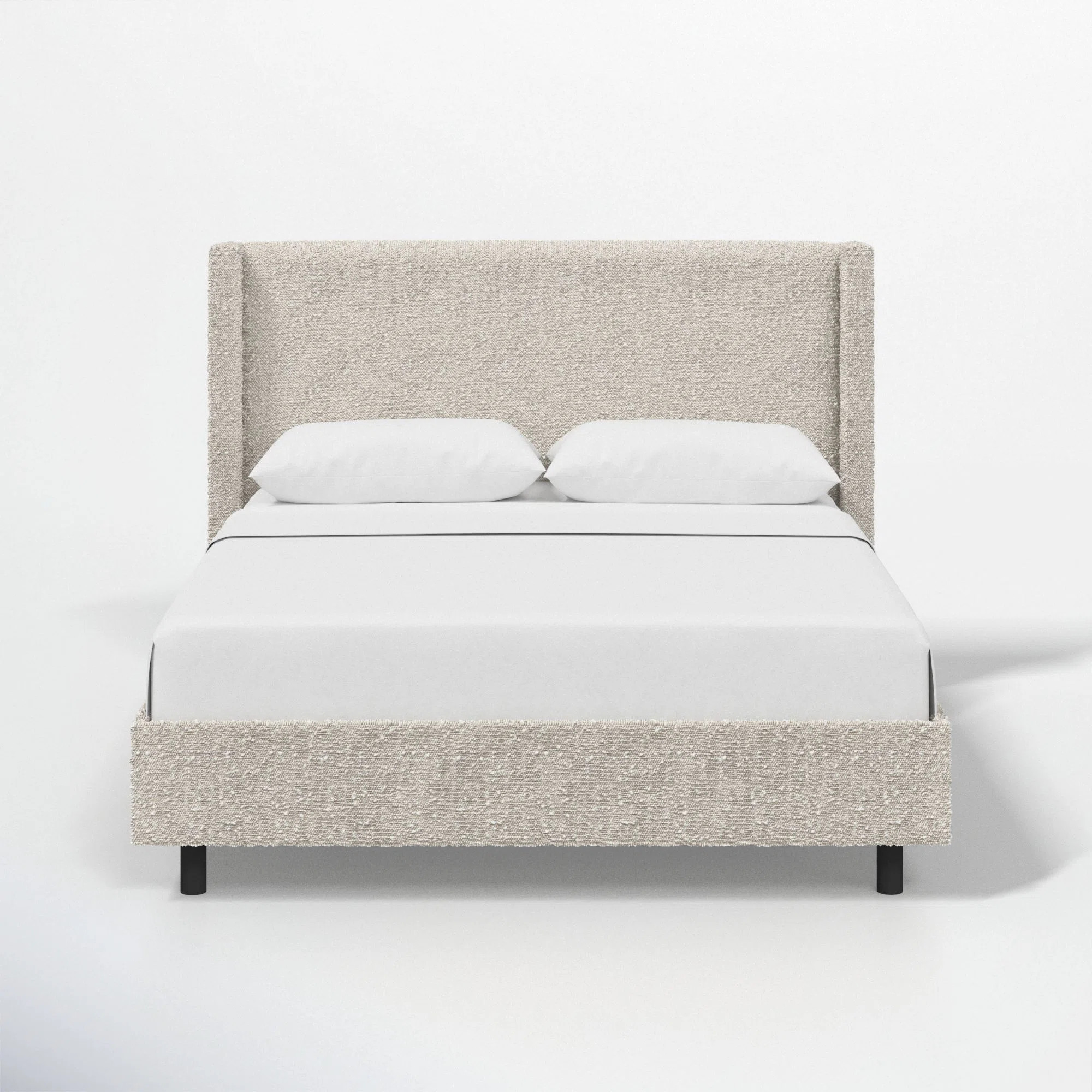 Hanson Upholstered Wingback Platform Bed | Wayfair North America