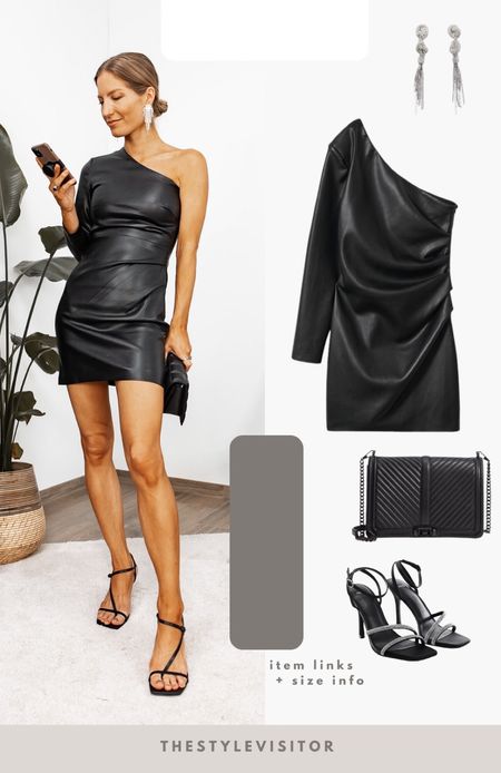 Faux leather dress party outfit. I’d wear this to a night out clubbing, probably not with these heels but with comfortable wedges/boots. I picked up xs and just about fits my boobs. I’d say it’s tts. Read the size guide/size reviews to pick the right size.

Leave a 🖤 if you want to see more party dresses like this

#fauxleather #dress #party outfit #partywear #party look #black dress #dressy outfit #club outfit #datenight outfit 

#LTKHoliday #LTKstyletip #LTKSeasonal